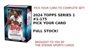 2024 TOPPS SERIES 1 PICK YOUR CARD #1-175 RC & VETS FULL STOCK UPD 01/01 - Picture 1 of 1