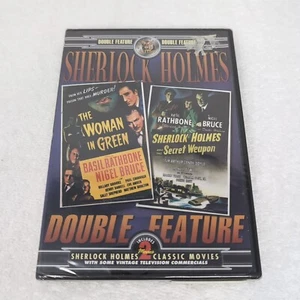 THE WOMAN IN GREEN & SECRET WEAPON - DVD Sherlock Holmes Basil Rathbone Sealed - Picture 1 of 3