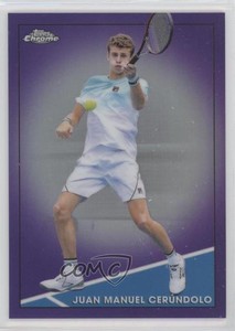 2021 Topps Chrome Purple Refractor /199 Juan Manuel Cerúndolo #77 Rookie RC
