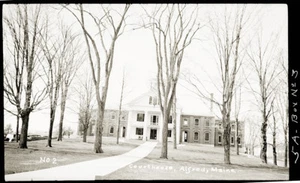 EARLY 1900s POSTCARD FILM NEGATIVE, "COURTHOUSE, ALFRED, MAINE No 2" - Picture 1 of 1