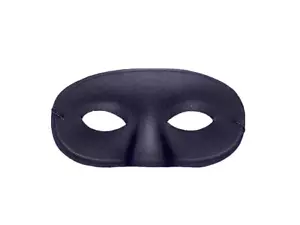 Black Domino Lone Ranger Eye Mask - Picture 1 of 2