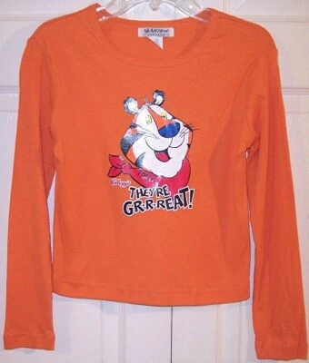 Nuevo con etiquetas Autoestima Niña Kellogg's Tony the Tiger ¡Son Gr-r-genial! Camiseta, M Foto 1 de 3