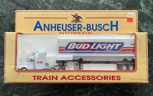 Anheuser Busch Bud Light Intermodal 1995 Tractor Trailer 1/48 Train... - Picture 1 of 6