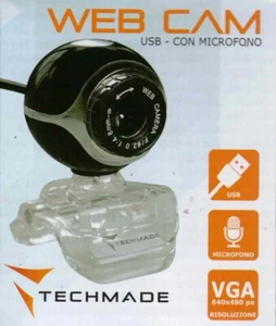 WEBCAM TM-C011 TECHMADE USB MICROFONO 640x480 - Foto 1 di 1