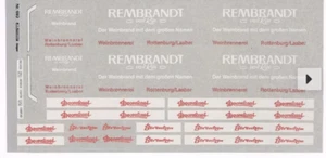 1:87 Decals "Doornkaat / Berentzen / Weinbrenn" - Aufkleber Modellbau H0 10x20cm - Bild 1 von 3