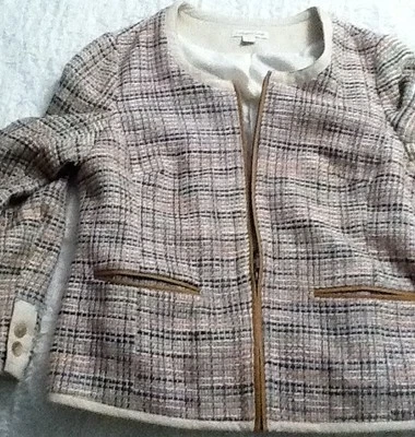 CHAQUETA BLAZER MUJER COLDWATER CREEK CREMALLERA TALLA-14 Foto 1 de 4