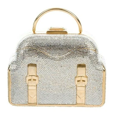 Judith Leiber Satchel MINAUDIÈRE Crystal Evening Doctors Bag Vintage gyuh - Image 1 of 4