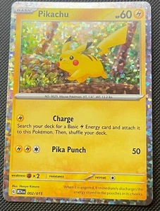 Pikachu 002/015 McDonald's 2024 Holo - Picture 1 of 2