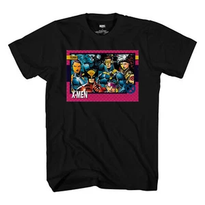 X-Men Blue Team 90's Trading Card by Jim Lee Marvel Comics Adult T-Shirt - Picture 1 of 1