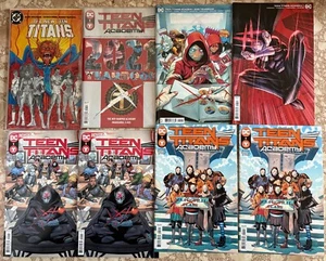 Teen Titans Academy & Yearbook Titans United LOS Justice League Comic Lot 60+ - Picture 1 of 8