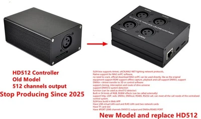 Controller Box USB DMX512 per Luce di Palco Testa Mobile DJ - Immagine 1 di 4