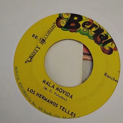 LOS HERMANOS TELLES 45 NO NOS QUIERE CORAZON MALA MOVIDA RANCHERA G RARE! - Image 1 of 2