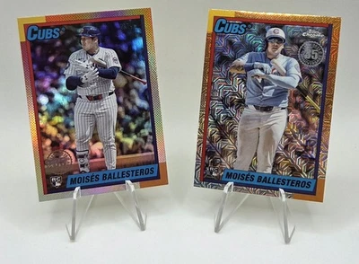 Moises Ballesteros 2025 Topps Update Rookie Cards (4 Cards) Chicago Cubs - Image 1 of 4