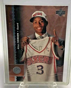 1996 Allen Iverson Upper Deck GOLD FOIL ROOKIE CARD #91 - Bild 1 von 5
