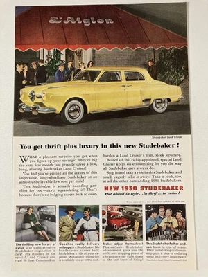 1950 Studebaker Print Ad Land Cruiser - Image 1 of 2