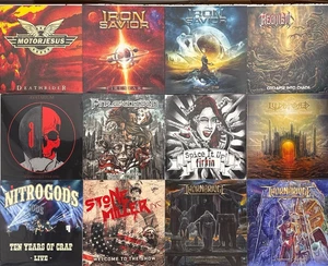 MIXED VINYL JOB LOT X 50 UNITS NEW SEALED WHOLESALE BULK HEAVY METAL ROCK - Picture 1 of 5
