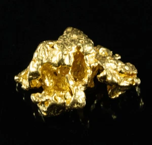 #755 Pepita d'oro naturale australiana 0,74 grammi originale - Foto 1 di 4