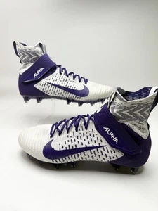Botines de fútbol Nike Alpha Menace Elite 2 para hombre talla 14 blanco púrpura BV2077-100 - Imagen 1 de 5