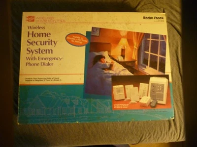 Radio Shack Wireless Home Security System w Emergency Phone Dialer open box - Image 1 of 4