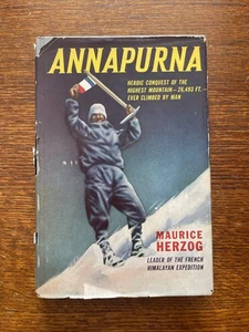 Annapurna By Maurice Herzog 1952 Mountaineering Himalaya Climbing - Picture 1 of 12
