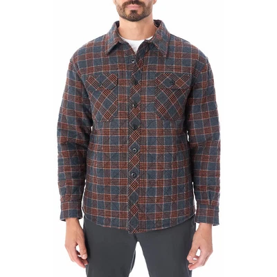 Smith’s Workwear Men’s Quilted Flannel ShirtJac Red/Blue – Size L & 2XL – NWT - Image 1 of 4