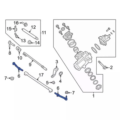 正品福特 2023 - 2024 福特 F-350 Super Duty - 内扎杆 PC3Z-3A131-A — 第 1/2 张图片