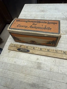 Vintage Westinghouse Box Automobile Head Light Lamp Light Mazda BULBS - Bild 1 von 9