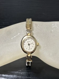 Timex Quartz Women Watch CR 1216 Cell N3 Gold Flex Band **Not Working** - Picture 1 of 7