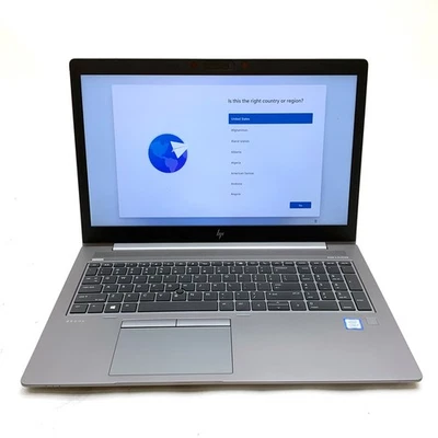 HP zBook 15u G6 15" Intel i7-8550U 1.80GHz Radeon Pro 3100 32GB 512GB Windows 11 - Image 1 of 4