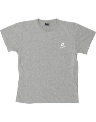 LOTTO Мужская футболка верхний большой серый хлопок BU24 - Изображение 1 из 3