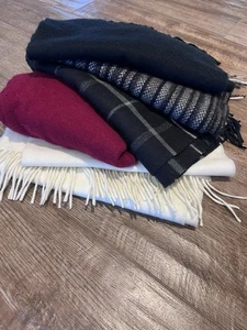 Lote cortador 100 % cachemir artesanía chatarra reciclaje bufanda suéter LEER - Imagen 1 de 14