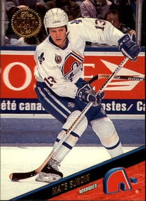 Alfombrillas Sundin 1993-94 Leaf #136 - casi nuevas Foto 1 de 2