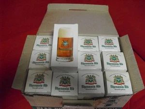 Altbiergläser "Rhenania Brauerei" aus Krefeld, 12 Stück - Bild 1 von 6