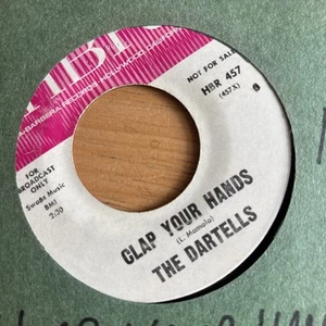 THE DARTELLS Clap Your Hands / Where Do We Stand 45 HBR Promo - Picture 1 of 2