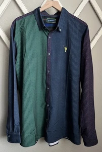 William Murray Men's XL Vented Long Sleeve Button Down Shirt Multicolor - Picture 1 of 11