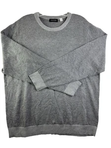Suéter Tahari Mujer Gris XL/TG Manga Larga Pullover Cuello Redondo Elastizado ~ Suave - Imagen 1 de 10