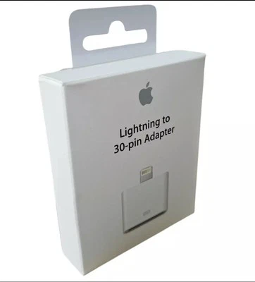 Offizieller Apple (MD823ZM/A) Lightning auf 30-Pin Adapter iPhone/iPad - Weiß - Bild 1 von 3