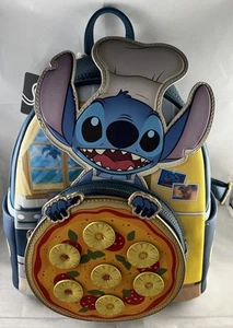 Loungefly Disney Lilo & Stitch Pineapple Pizza Mini Backpack - NWT - Picture 1 of 7