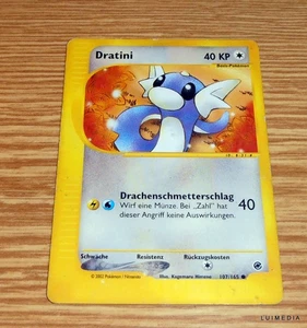 DRATINI  107/165 Expedition Base Set Pokemon Karte / Card  (u344) - Bild 1 von 2