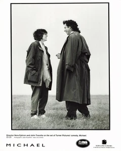 Pressefoto 8x10 VINTAGE - Michael - John Travolta Nora Ephron - Bild 1 von 1
