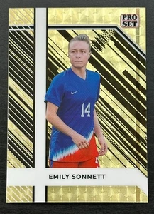 2024 Leaf Collective Pro Set Emily Sonnett 1/1 Gold Super Prismatic USWNT Soccer - Picture 1 of 3