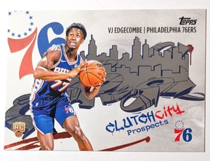 2025-26 Topps Basketball Clutch City Prospects VJ Edgecombe CC-3 - Picture 1 of 2