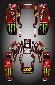 Yamaha Warrior 350 Kit Gráficos Completo Calcomanías Stikers - Imagen 1 de 6