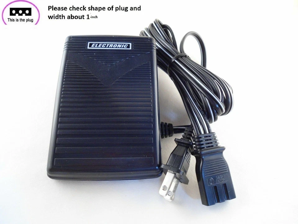 Speed Foot Pedal Control Fits SINGER 14U444,14U454,14U554,14U555,14U557, 4552 - Image 1 of 4