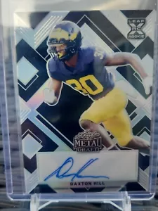 Daxton Hill 2022 Leaf Metal Draft Silver Prizm Rookie Auto #/15 SP Bengals 🔥 - Picture 1 of 4