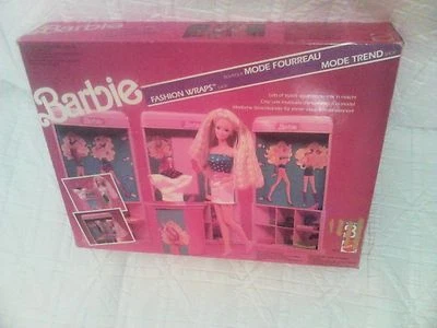 JUEGO TIENDA ENVOLTURAS MODA BARBIE 1990 MATTEL #9918 ¡¡Raro!!! Foto 1 de 4