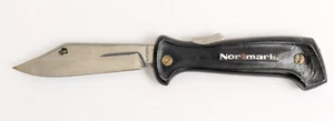 Vintage EKA Normark "Big Swede" Folding Pocket Knife Black ~ Made in Sweden - Picture 1 of 8