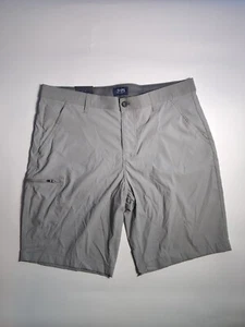 Men's Chaps Cargo Shorts Grey Color Size 32 NWT Stretch Material 5 Pocket 9" Ins - Picture 1 of 5
