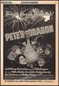 PETE'S DRAGON__Original 1977 Handelsdruck AD / Poster__Helen Reddy_Charlie Callas - Bild 1 von 1