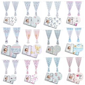 Set lenzuola asilo 2 pezzi cotone per letto junior con tende decorative abbinate - Foto 1 di 39